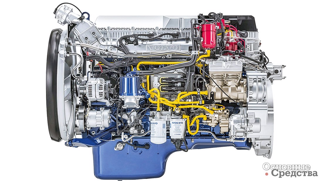 Газовый двигатель Volvo LNG