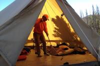 Modernized Canvas Tent: Spacious Backwoods Comfort